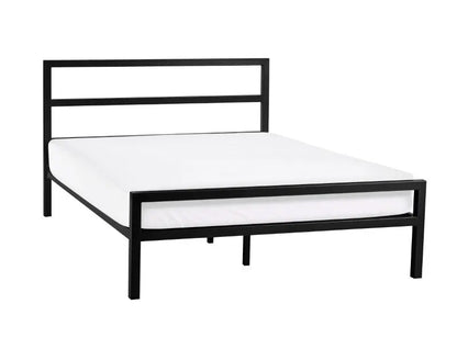 Soto Metal Bed 120Cm - Satin Black Luxepalace