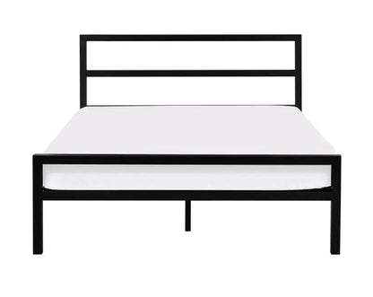 Soto Metal Bed 135cm - Satin Black Luxepalace