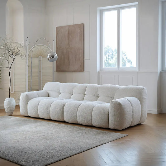 Tasya Three Seater, Four Seater Sofa, Boucle Luxepalace.co.uk
