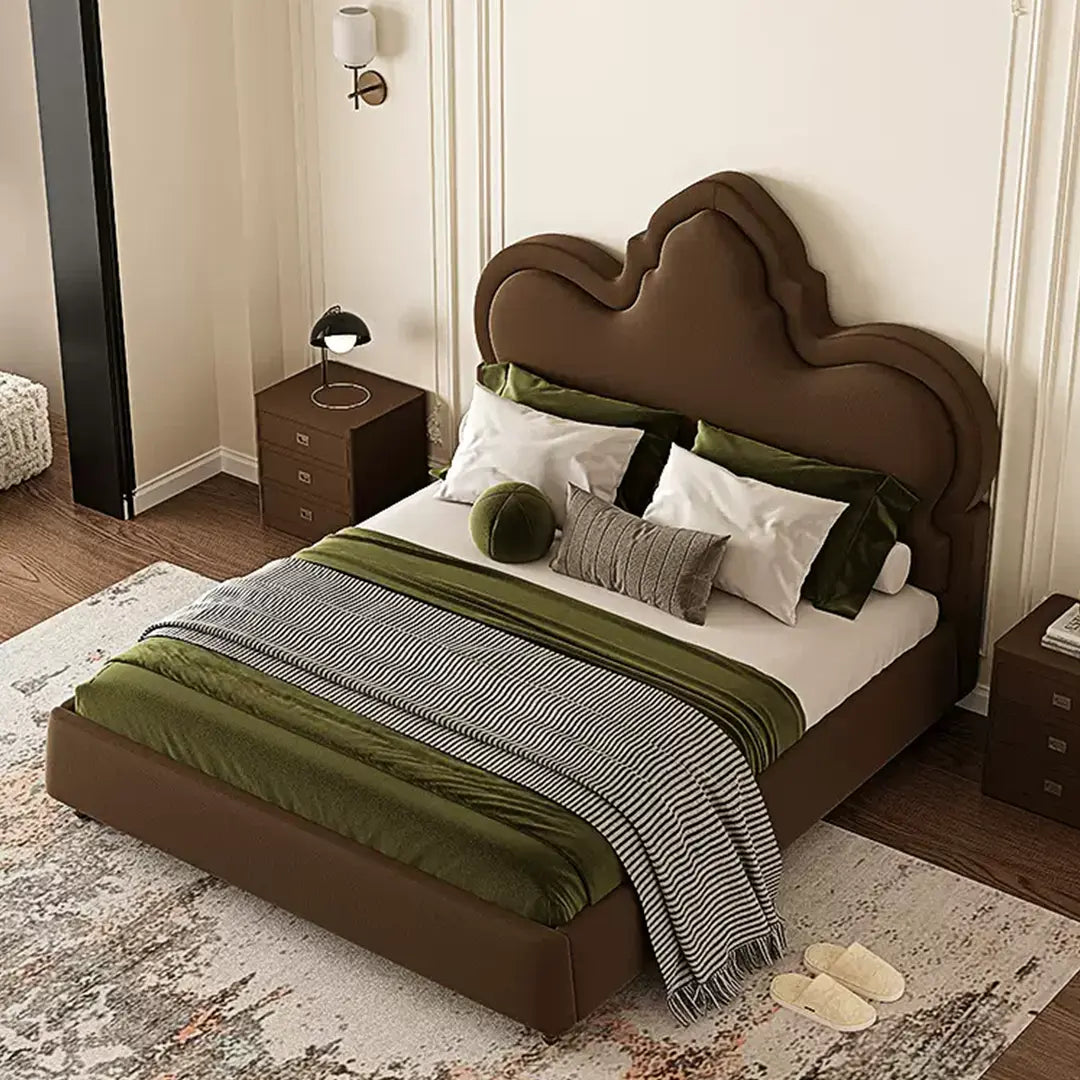 Thalia Wingback King Size Bed, Double Bed Luxepalace.co.uk