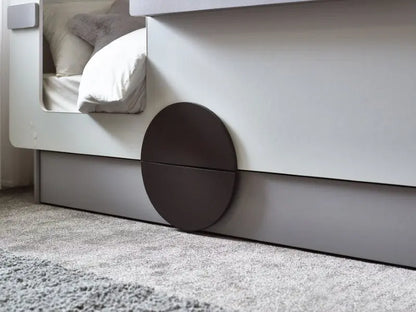 Tourer Caravan Bed - Vapor Grey And White Luxepalace