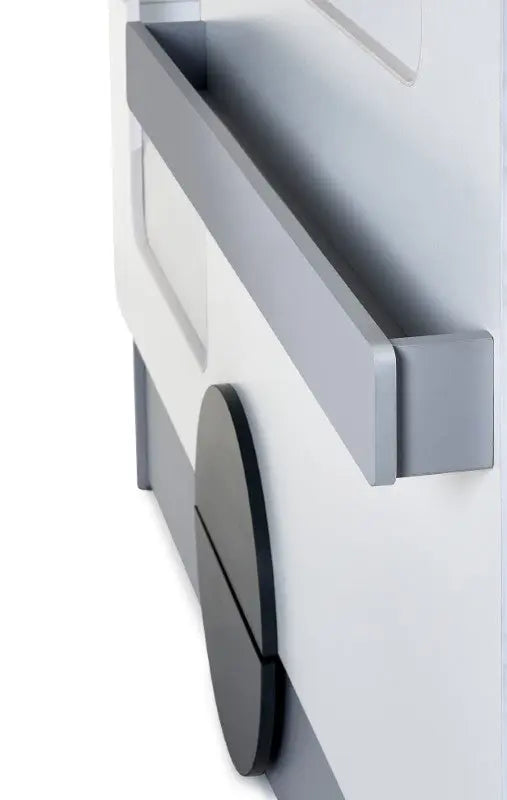 Tourer Caravan Bed - Vapor Grey And White Luxepalace