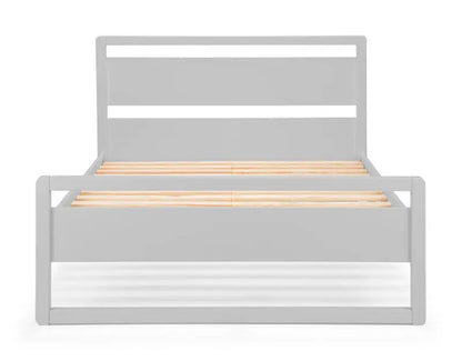 Venice 135cm Double Bed - Dove Grey Luxepalace