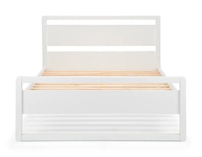 Venice 135cm Double Bed - Surf White Luxepalace