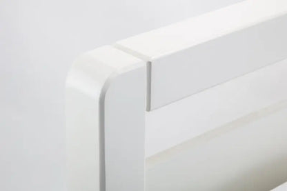 Venice 135cm Double Bed - Surf White Luxepalace