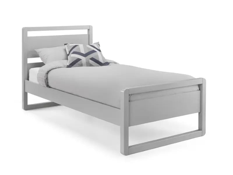 Venice 90cm Single Bed - Dove Grey Luxepalace