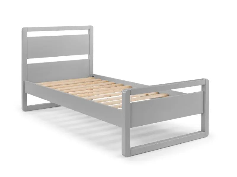Venice 90cm Single Bed - Dove Grey Luxepalace
