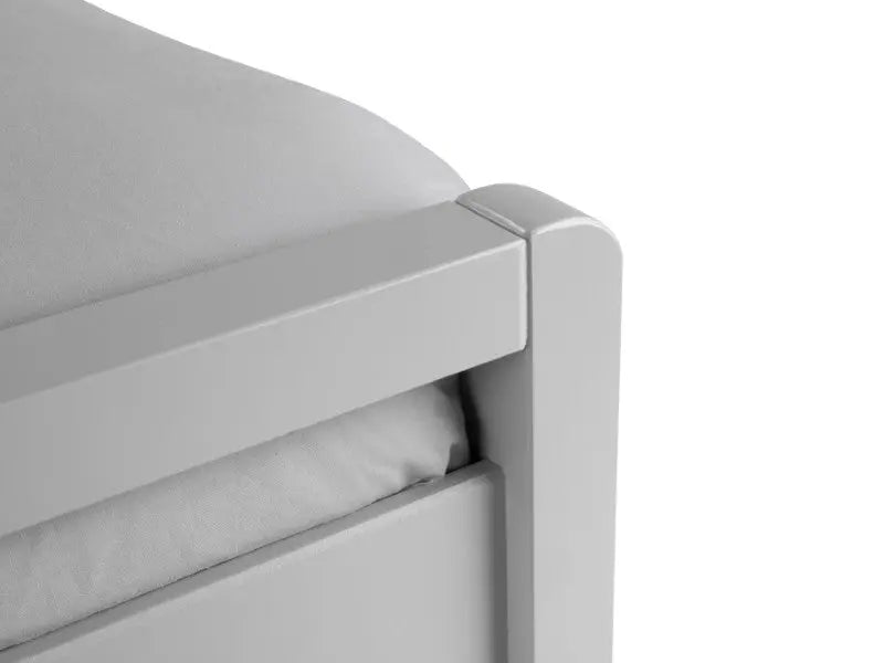 Venice 90cm Single Bed - Dove Grey Luxepalace