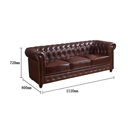 Vintage Chesterfield Three Seater Sofa Luxepalace.co.uk