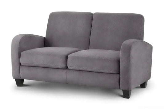 Vivo 2 Seater Sofa In Dusk Grey Chenille Luxepalace