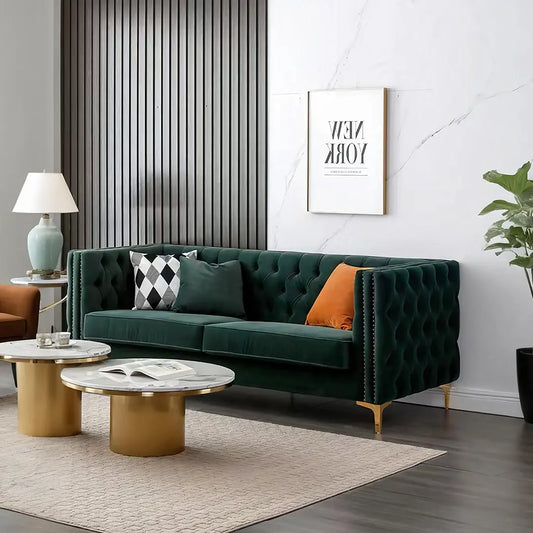 WH215 Two Seater Sofa, Velvet Luxepalace.co.uk