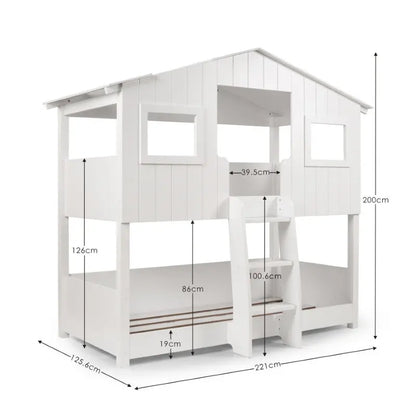 Willow Treehouse Bunk White Luxepalace