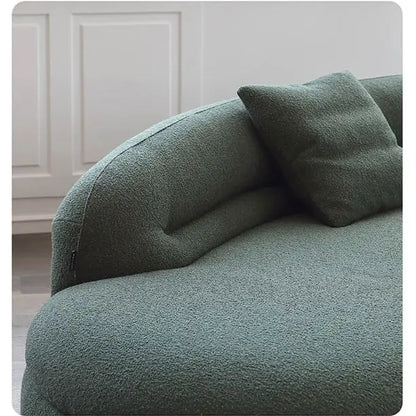 Yannik Four Seater Curved Sofa, Green Luxepalace.co.uk