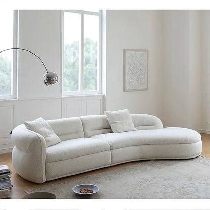 Yannik Four Seater Curved Sofa, Green Luxepalace.co.uk