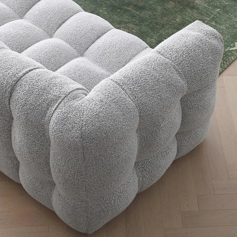 Zobah Two Seater, Three Seater Sofa, Grey Boucle Luxepalace.co.uk
