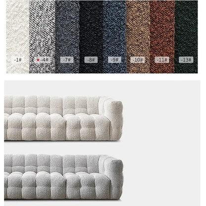 Zobah Two Seater, Three Seater Sofa, Grey Boucle Luxepalace.co.uk