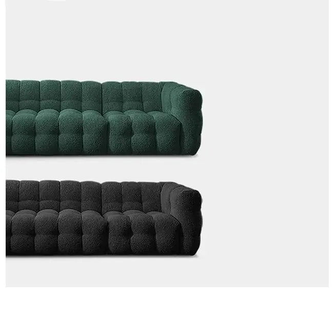 Zobah Two Seater, Three Seater Sofa, Grey Boucle Luxepalace.co.uk
