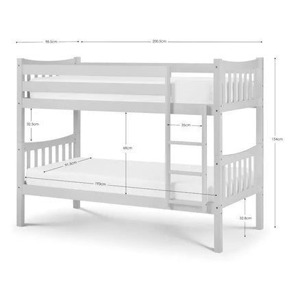 Zodiac Bunk Bed - Grey Luxepalace